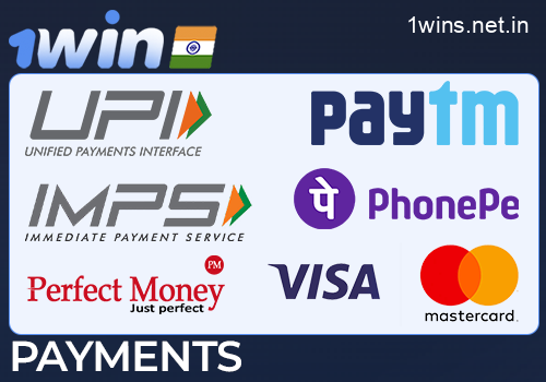 Payments on the 1win site