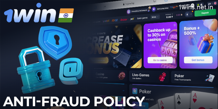Anti-fraud policy on the 1win website for Indian players