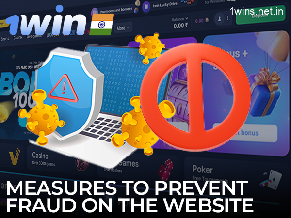 Measures to prevent fraud on the 1win website