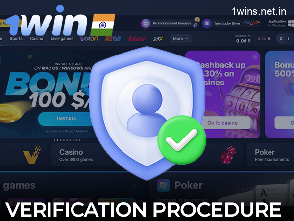 Verification procedure on the 1win website for Indian players