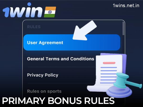 Primary Bonus Rules for 1win players from India