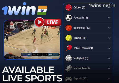 Available live sports to bet on in India