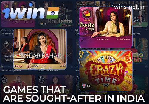 In-play games in demand at 1win India