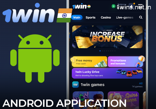 1win mobile Android app for Indian players