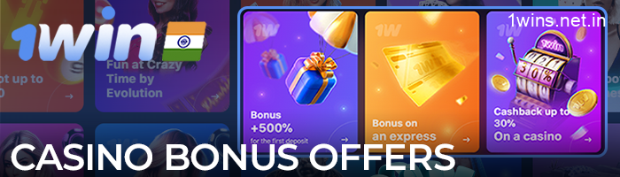 1win casino bonus offers for Indian players
