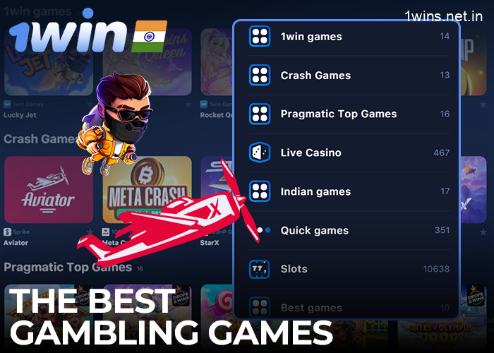 Play the best games at 1win Online Casino