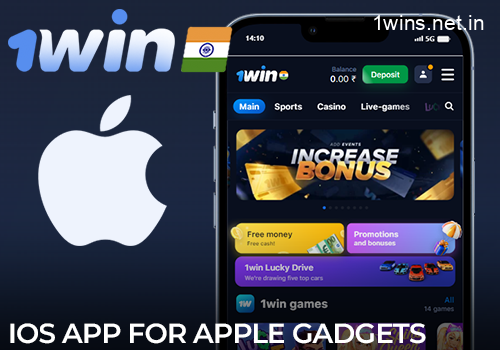 1win mobile iOS app for Indian players