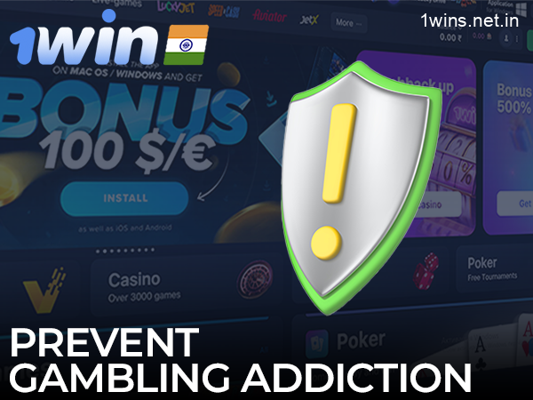 Prevent gambling addiction with 1win