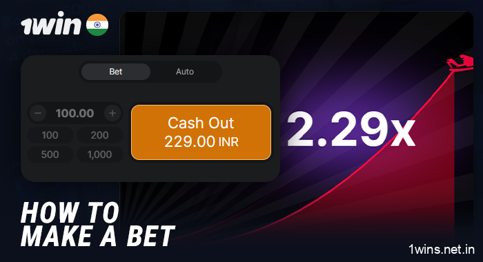 How to place a bet on Aviator on the 1Win website