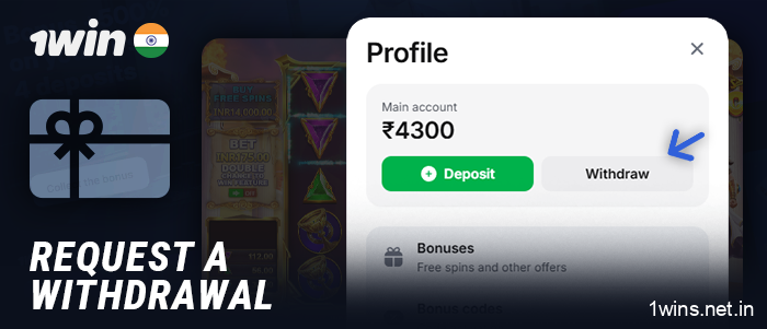 After wagering the bonus at 1Win Casino, withdraw your funds