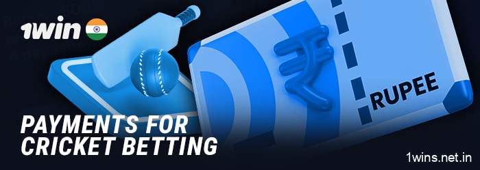 Payment methods on the 1Win website for betting on cricket matches