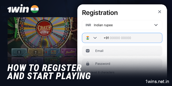 The registration process at 1Win Casino - how to start betting at the live casino