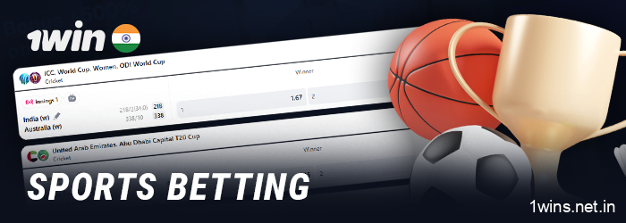 Live sports betting at 1Win India