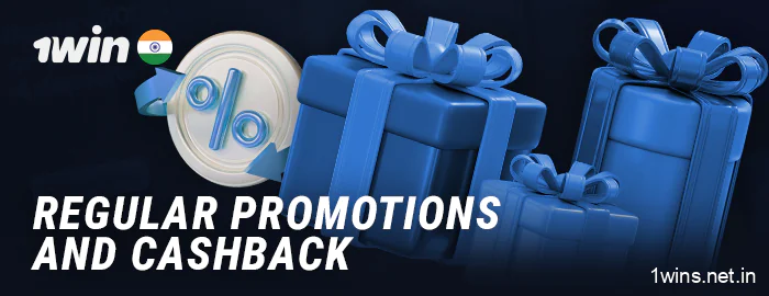 Wide selection of bonuses at 1Win India