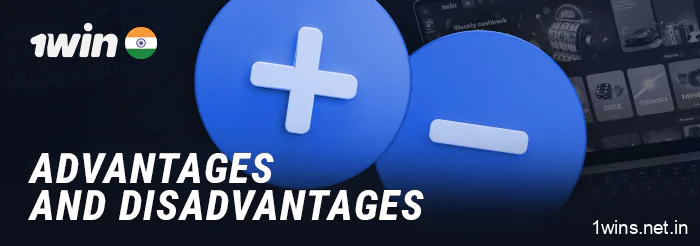 Pros and cons of playing on the 1Win Casino