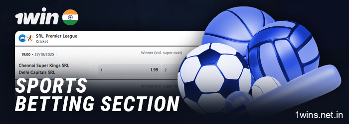 Sports betting at 1Win bookmaker - sports and tournaments