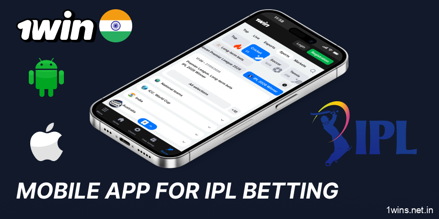 Download 1win for mobile IPL betting